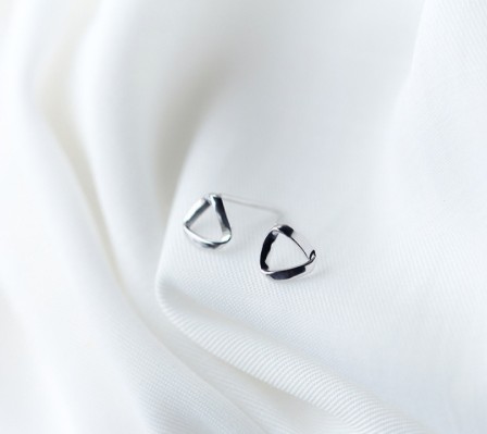 ต่างหูสำหรับผิวแพ้ง่าย เงินแท้ 92.5% Silver u_ES630