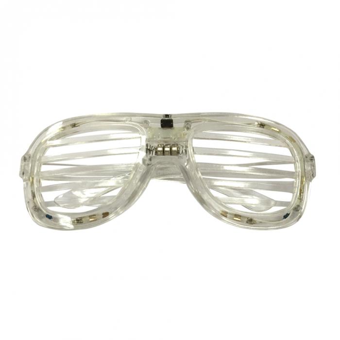 แว่นตาเรืองแสงมีไฟ LED กระพริบ