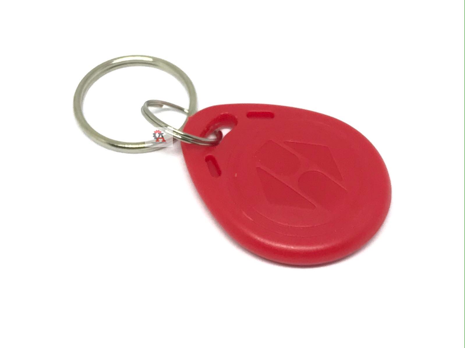 คีย์การ์ด ความถี่ 125KHz RFID Tag Mifare (125 KHz) สีแดง สต็อกไทยส่งไว
