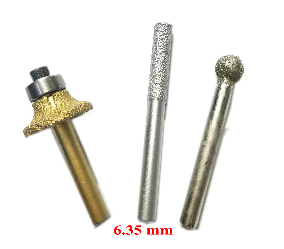 DR10 ชุดดอกทริมเมอ งานกระจก กระเบื้อง หิน ดอกกัดเว้า ดอกลบคม สำหรับทริมเมอ ชุด 3 ดอก