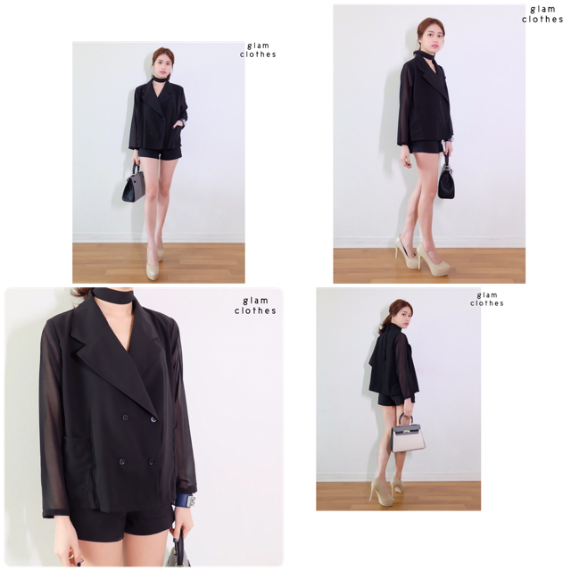 เบลเซอร์สูท ผ้าชีฟองใส่สบายไม่ร้อน