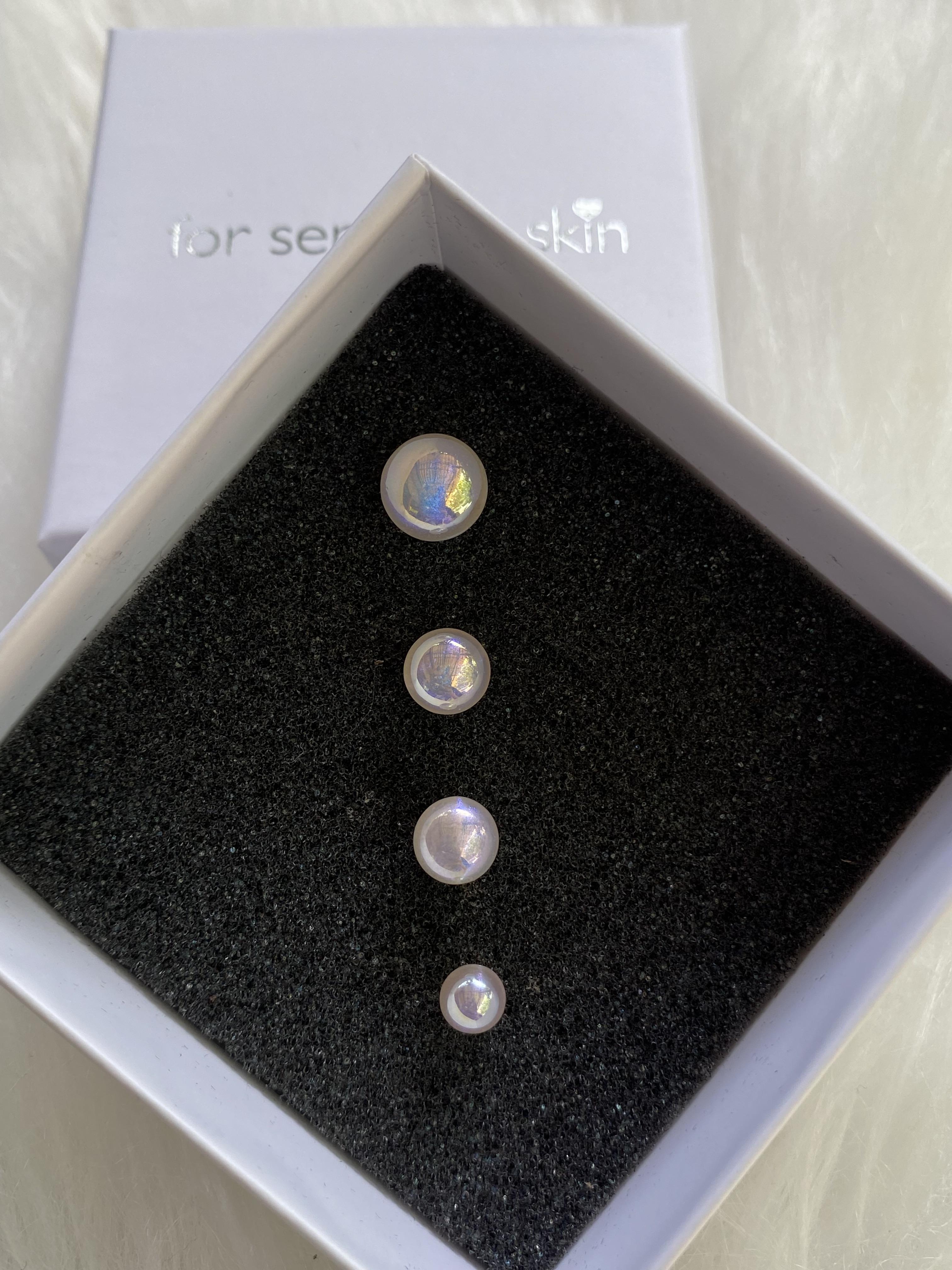ต่างหูสำหรับผิวแพ้ง่าย ทอง 18K_Shiney P