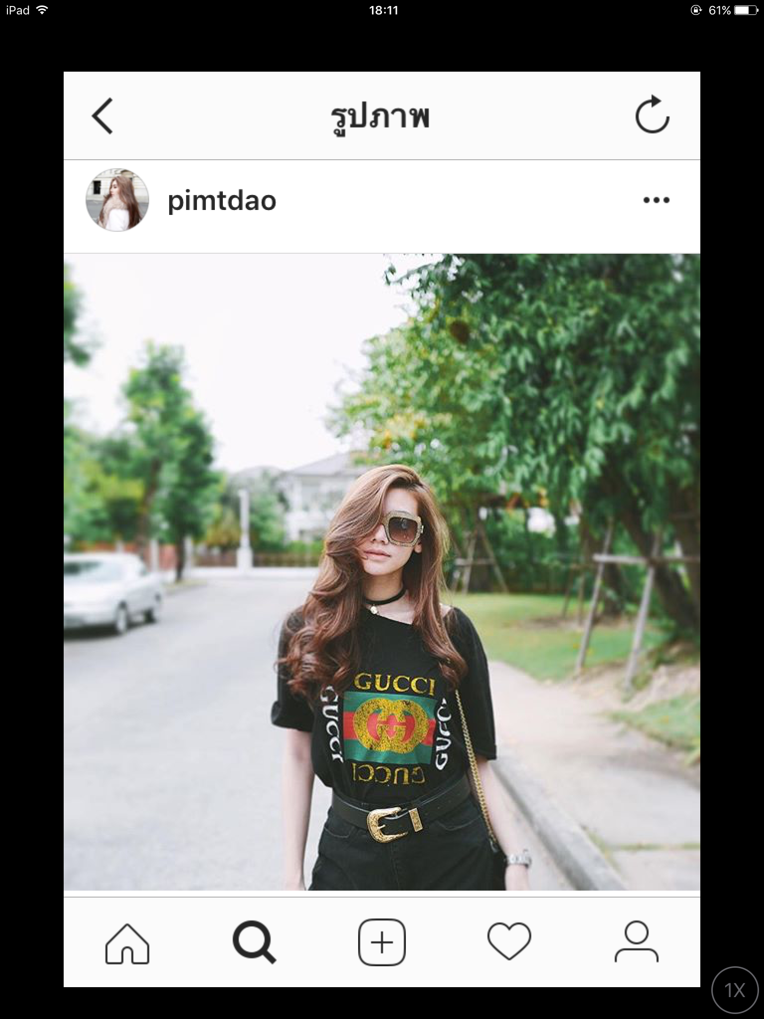 เสื้อยืดลายกุชชี่ แบบคุณดิว คุณพิมพ์ดาว คุณพลอย ใส่ เข่ามาแล้วนะคะ สีและบล๊อคพิมพ์เหมือนshop ลายนี้hit สุดๆ ของแท้เกือบสองหมื่นนะคะ แมตกับยีนส์สั้นยาว ใสๆวัยรุ่นชอบ งานN signature