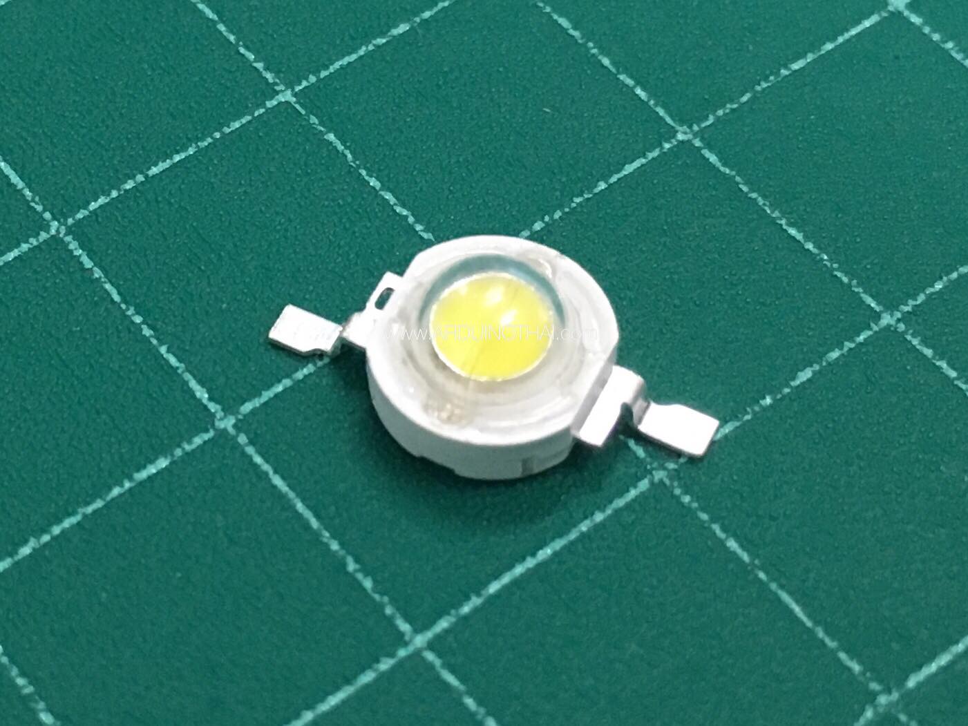 1W High Power Pure White Led Lamp Beads 80-90 LM
