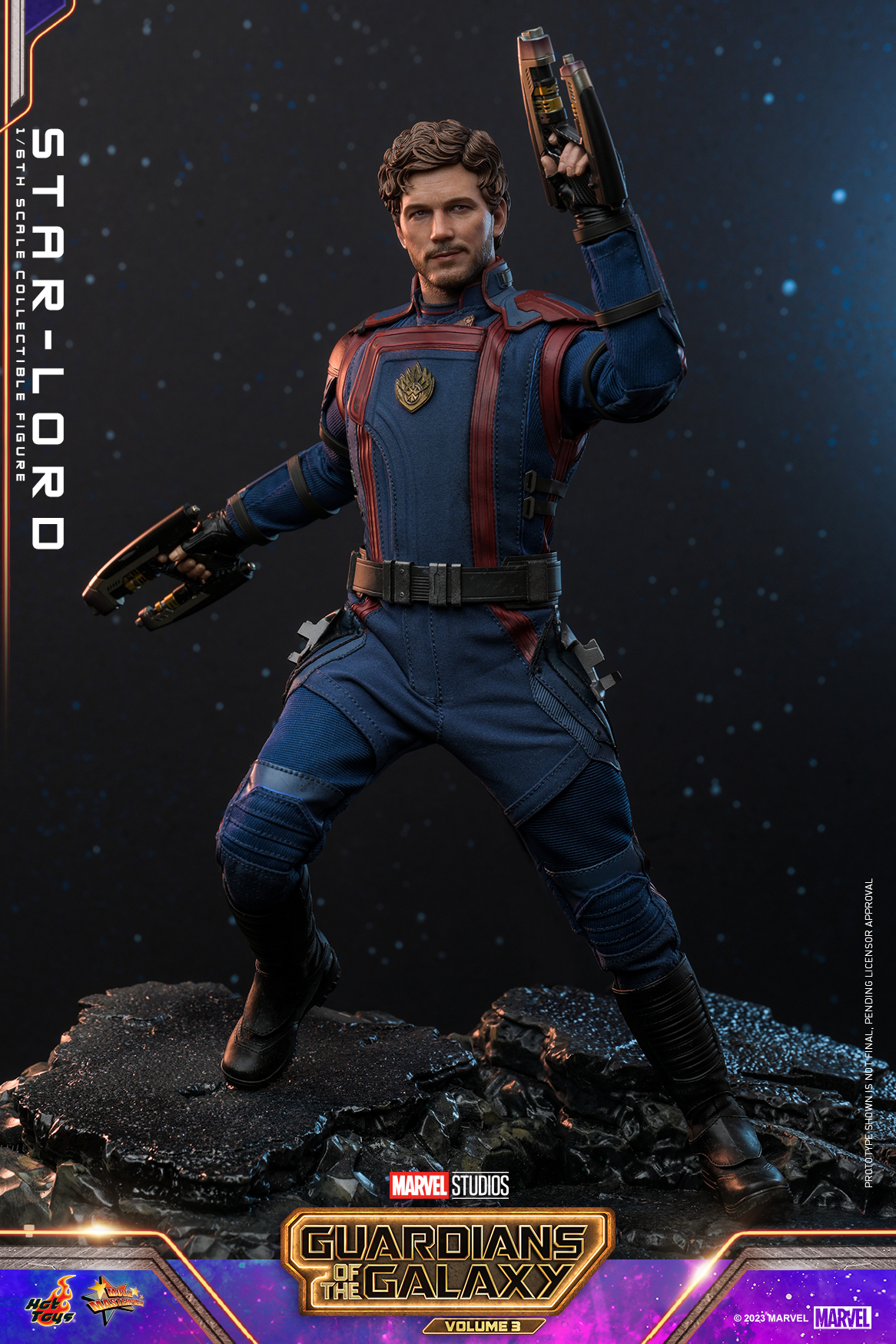 Hot Toys MMS709 1/6 Guardians of the Galaxy Vol. 3 - Star-Lord