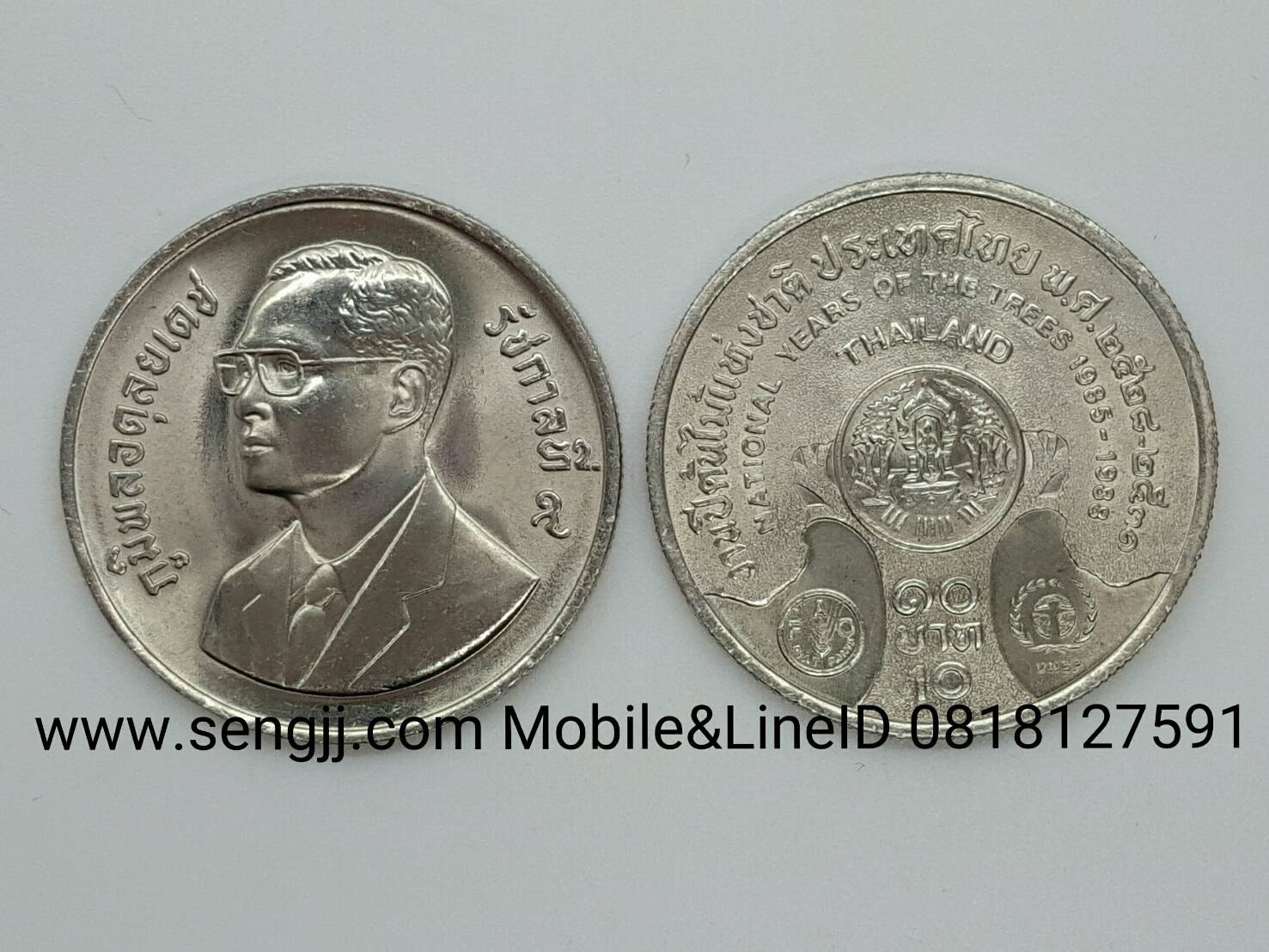 เหรียญกษาปณ์นิเกิลที่ระลึก ปีต้นไม้แห่งชาติ พ.ศ.2531
