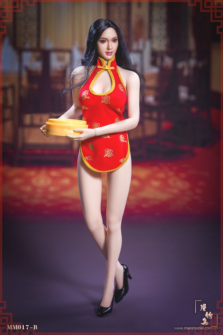 Manmodel MM017-A, B, C, E 1/6 Ultra short cheongsam suit