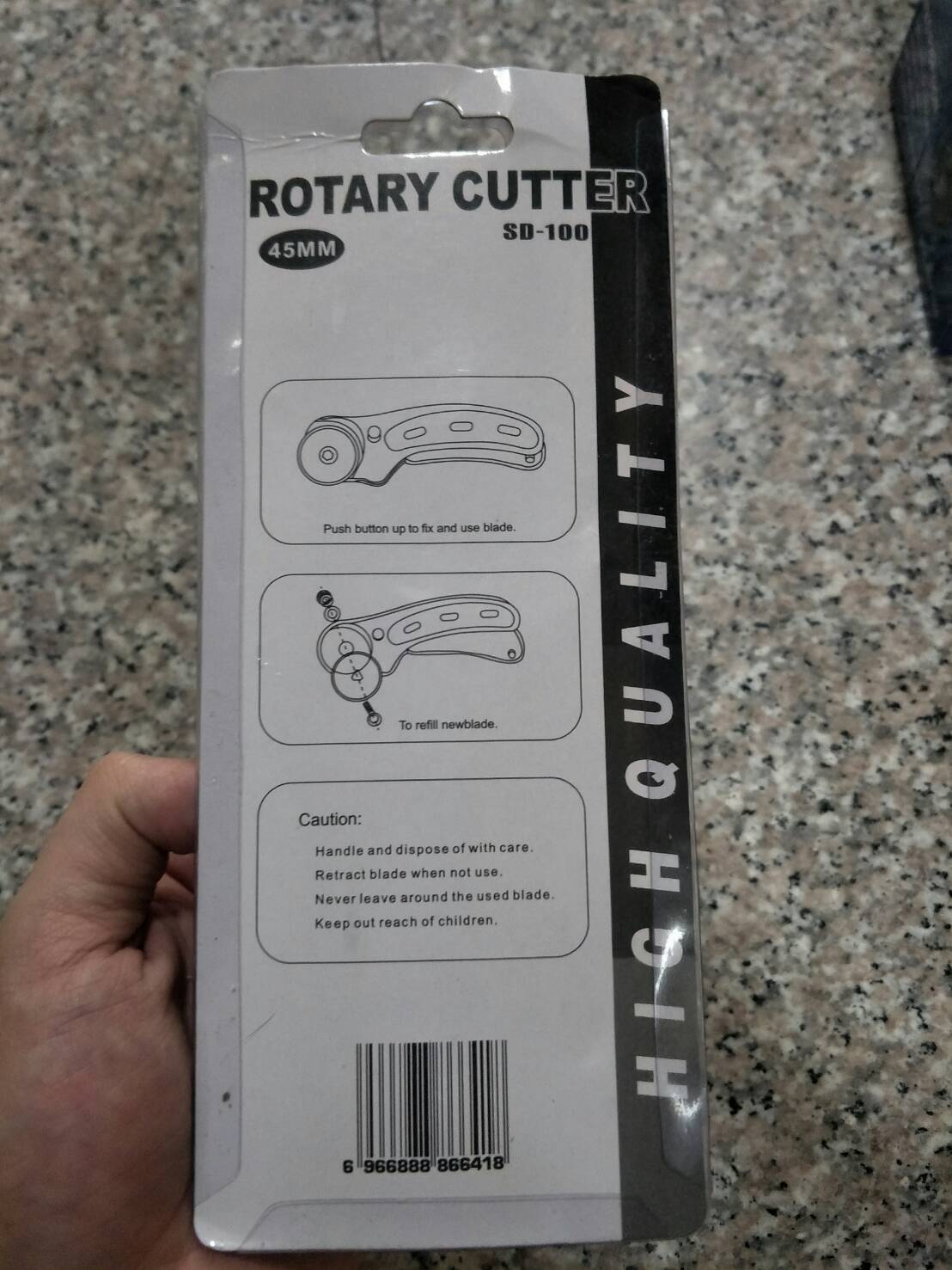 OT69 คัตเตอวงล้อ สำหรับ ตัด ผ้า ตัดหนัง ตัดกระดาษ ไม่ย่นเวลาตัด ได้รอยตัดเรียบ