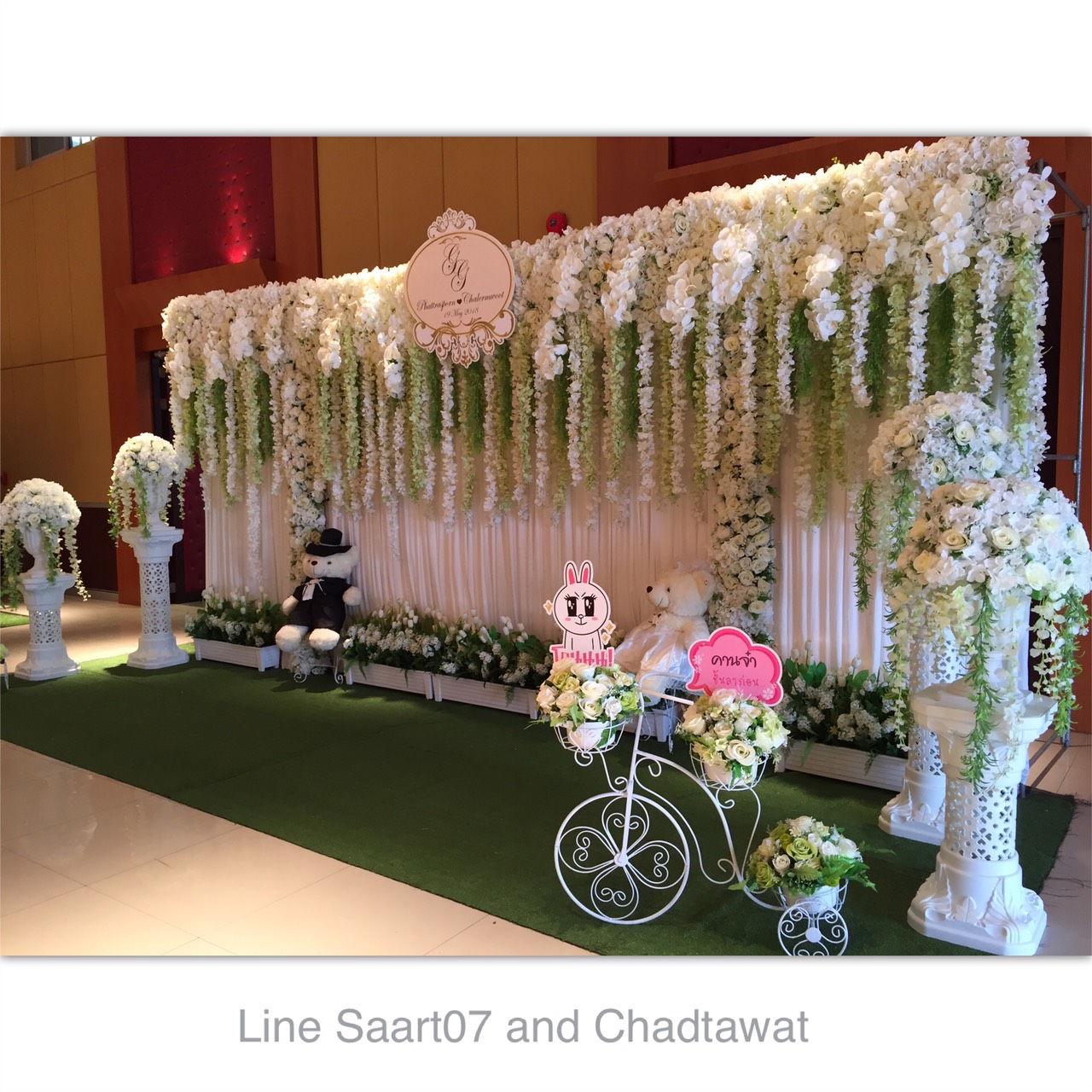 ซุ้มถ่ายภาพงานแต่ง 5 m x 2.5 m