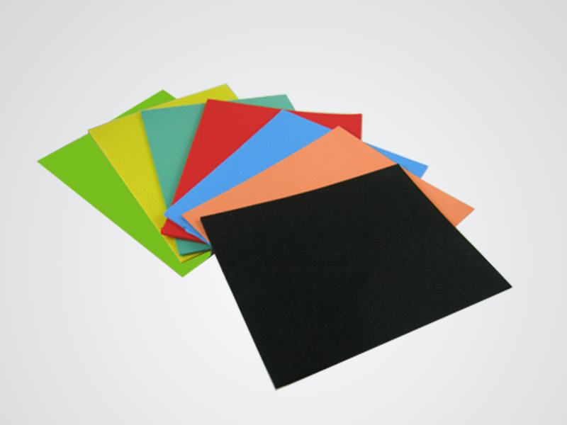 แผ่นโฟมยาง EVA ขนาด 16x18.6 ซม. หนา 3 มิล 1 แพคมี 7 สี 7 แผ่น (#ฉากสี)
