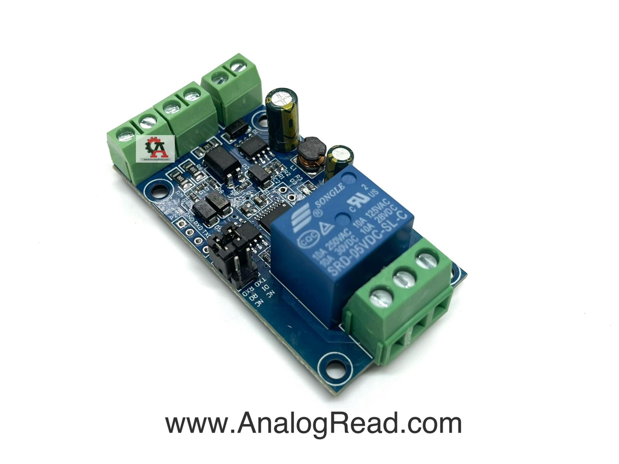 Modbus-Rtu 1 way relay module RS485/TTL รีเลย์ Modbus RTU RS485/TTL สต็อกไทยส่งไว
