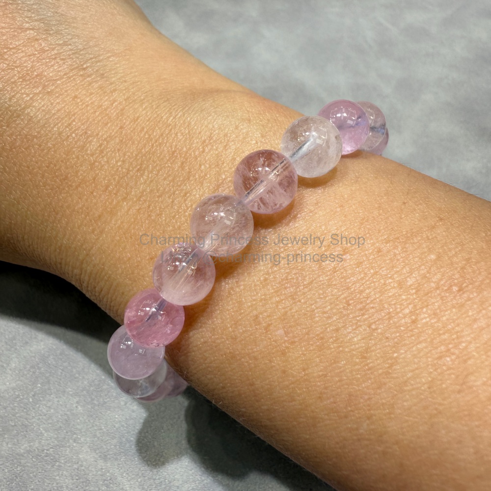 Morganite มอร์แกไนท์ เกรด AAA+ 8 มม รักที่ไม่มีเงื่อนไข