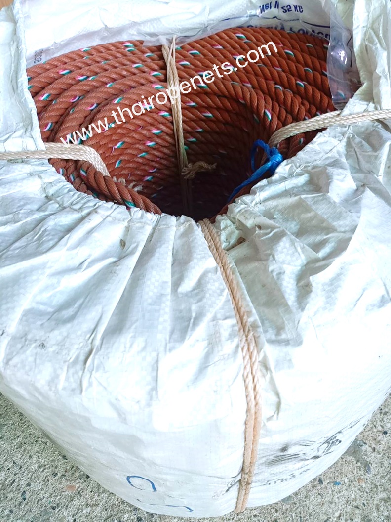 เชือกเซฟตี้ HDPE ขนาด 14 มม. เชือกเหนียวทนทาน ทนทานทุกสภาพอากาศ พร้อมส่ง