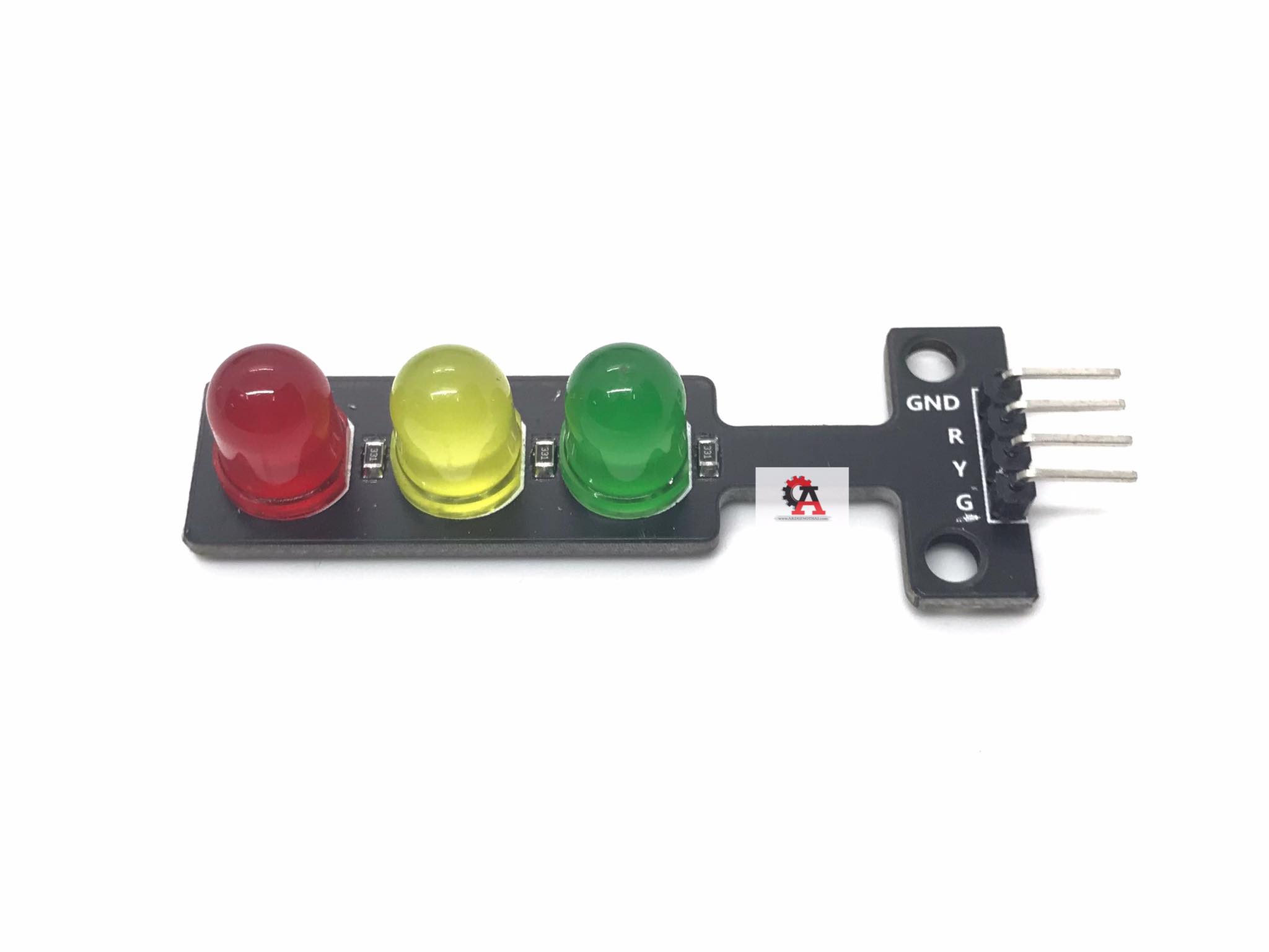 โมดูลLED เขียวเหลืองแดง 8 mm (ไฟจราจร)