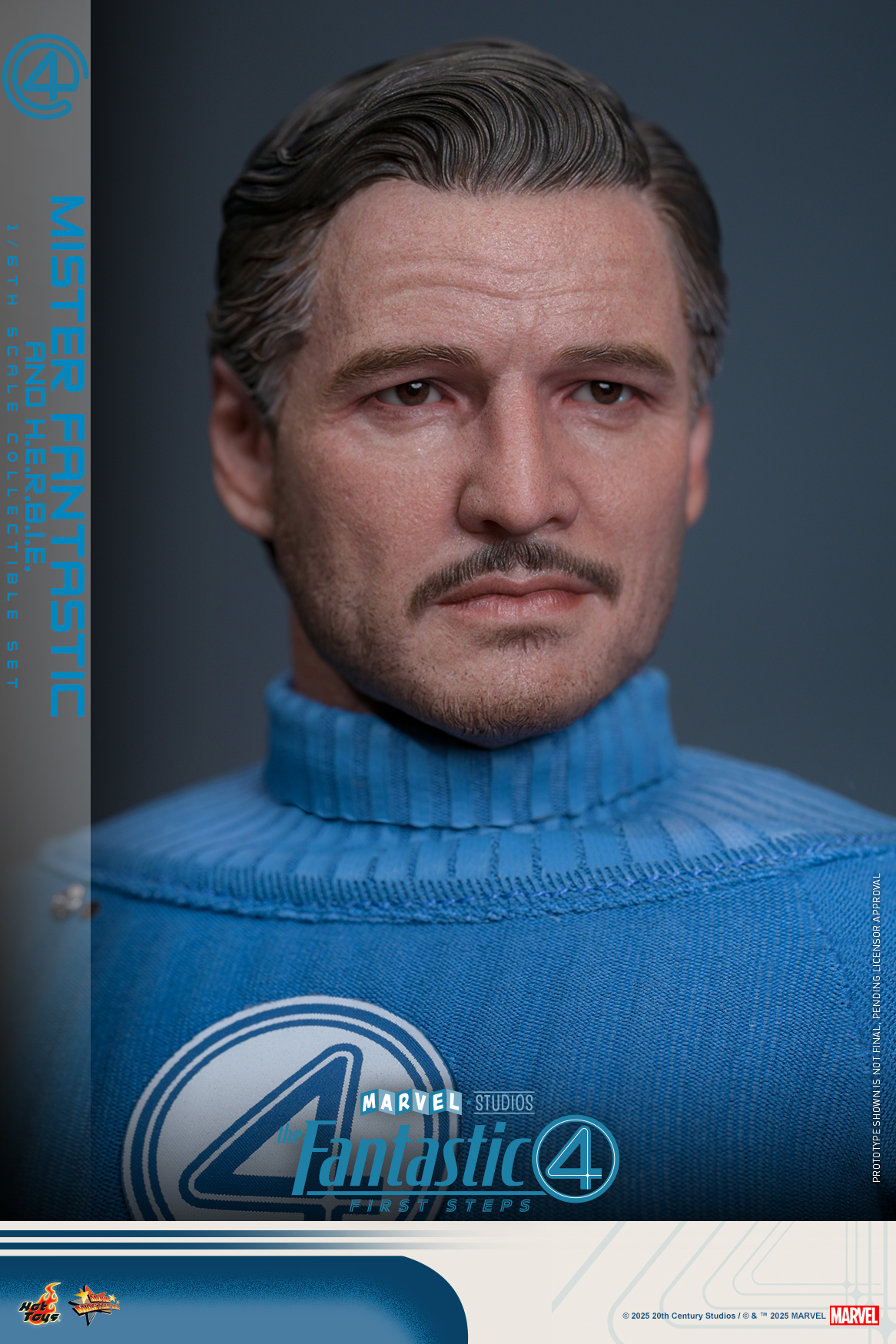 Hot Toys MMS822 The Fantastic Four: First Steps - Mister Fantastic and H.E.R.B.I.E.