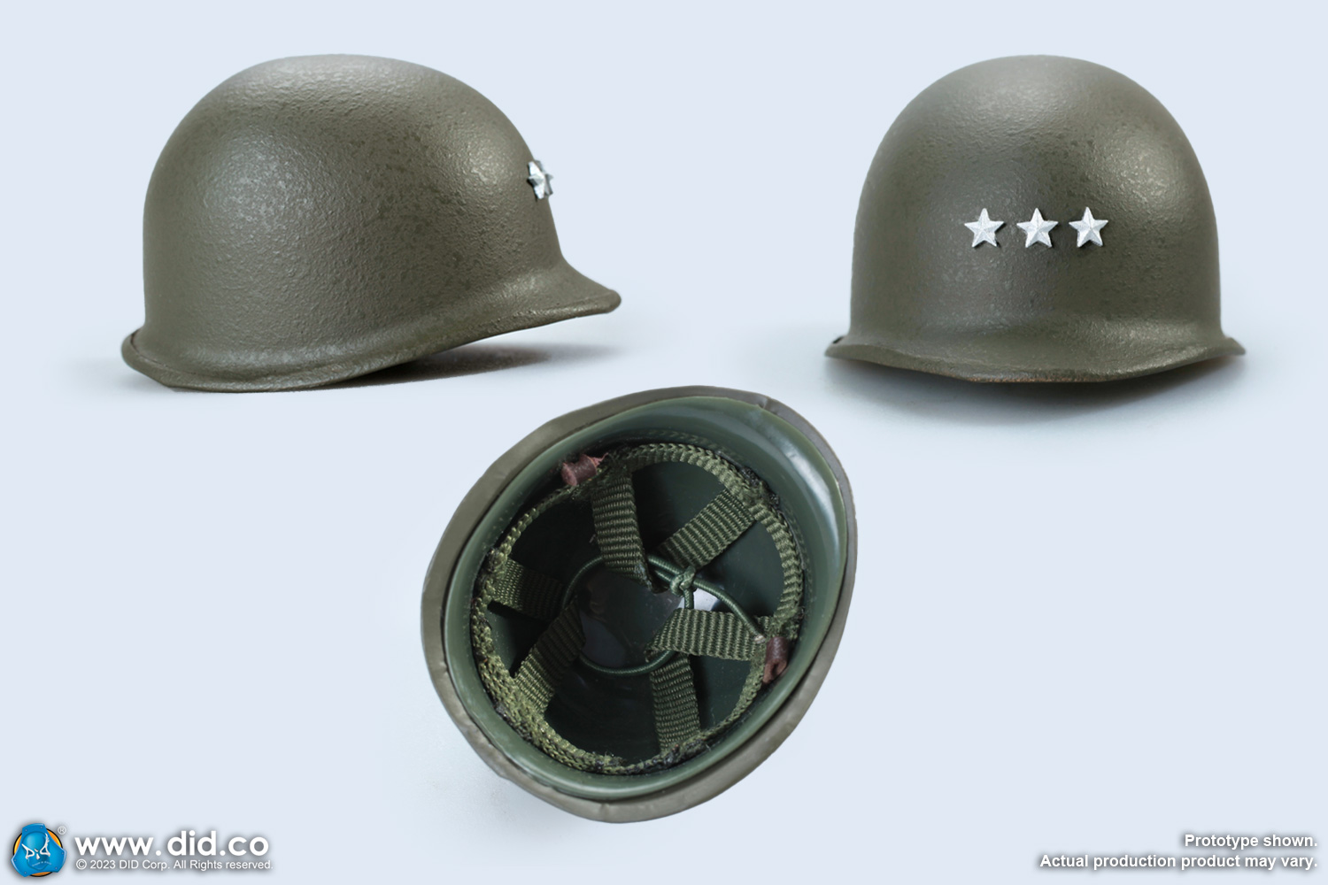 DID A80164+E60071 1/6 WWII General of the United States Army - George Smith Patton Jr.+Accessory Kit