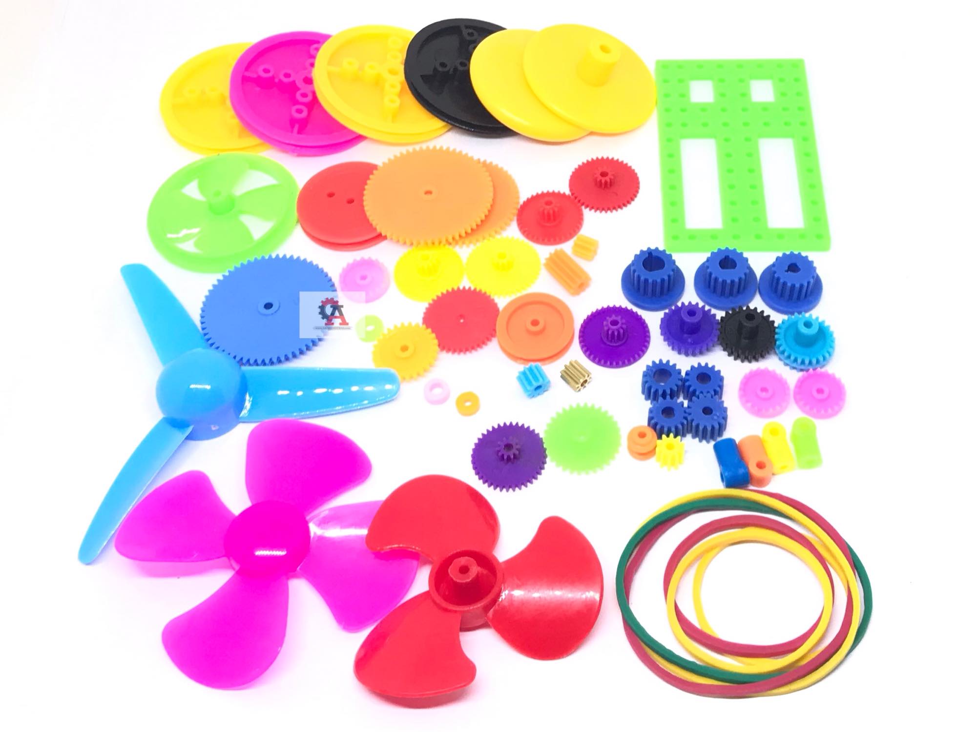 Colorful DIY Plastic gearbox