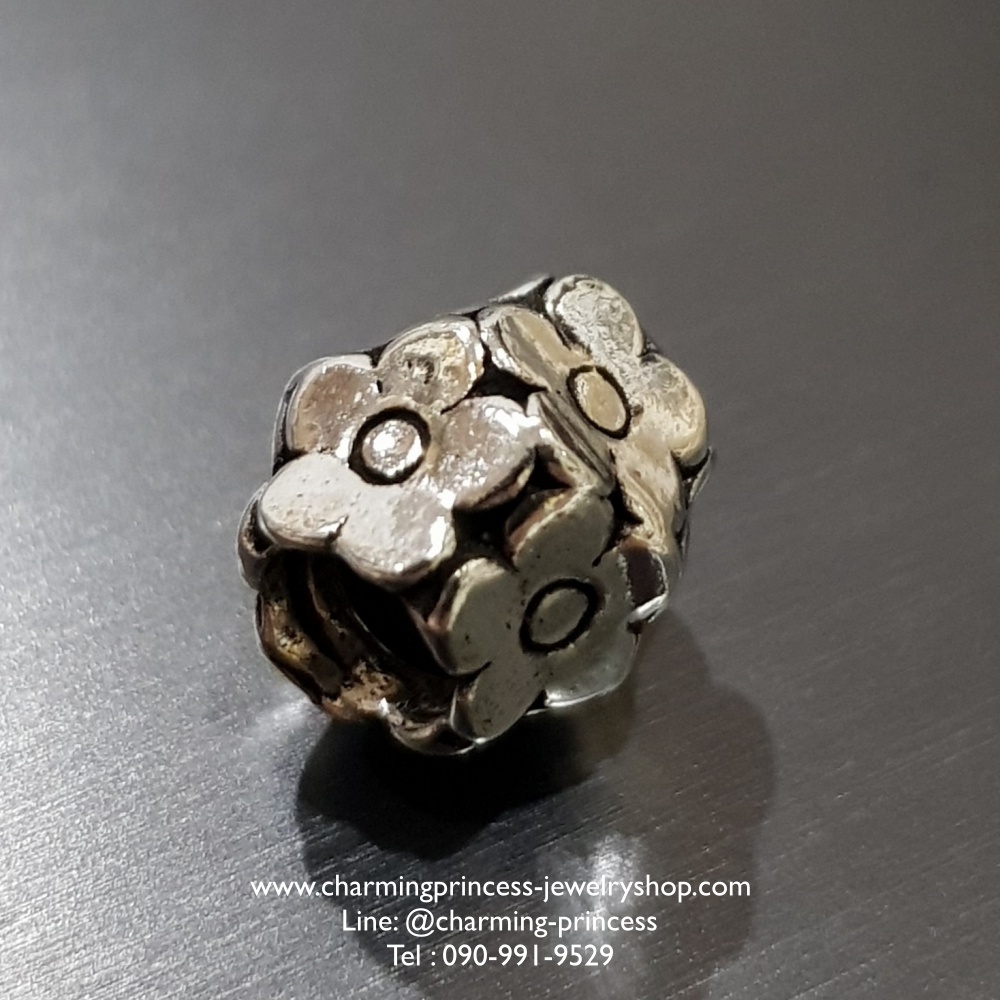 ตัวคั่นดอกไม้สไตล์แพนดอร่า Lily Pandora Inspired 925 Sterling Silver