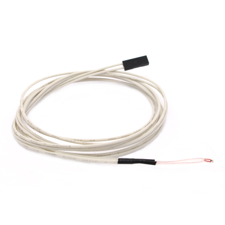 100K ohm NTC 3950 Thermistors with cable 1M + 2 pin Terminals