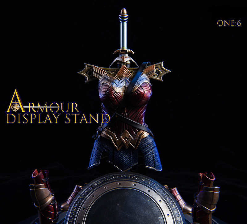 TYStoys SJT-A 1/6 Armour Display Stand - Amazon female fighter Battle Armor