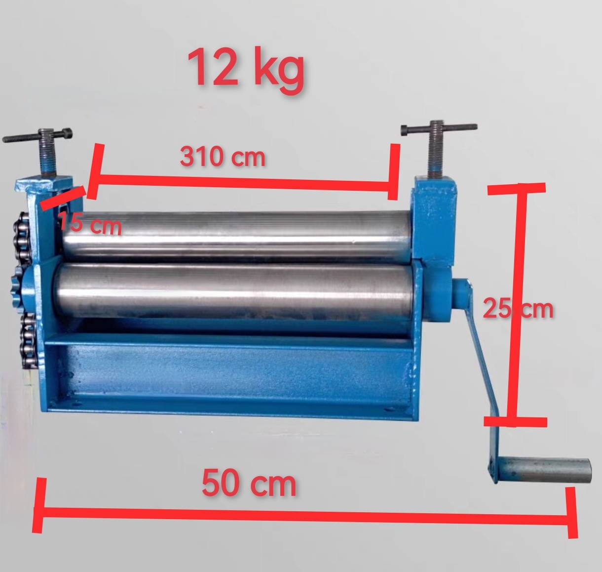 ES23 เครื่องรีดเหล็กอ่อน อลูมิเนียม ทองแดงแผ่น หนาไม่เกิน 2 มิล หน้ากว้าง 310 มิล