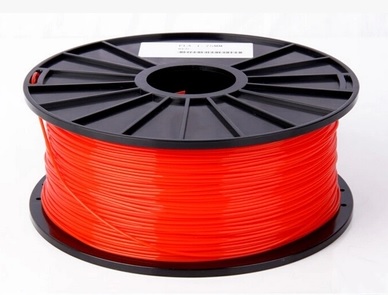 เส้นวัสดุ PLA ม้วนละ 1 กิโลกรัม (สีแดง)
