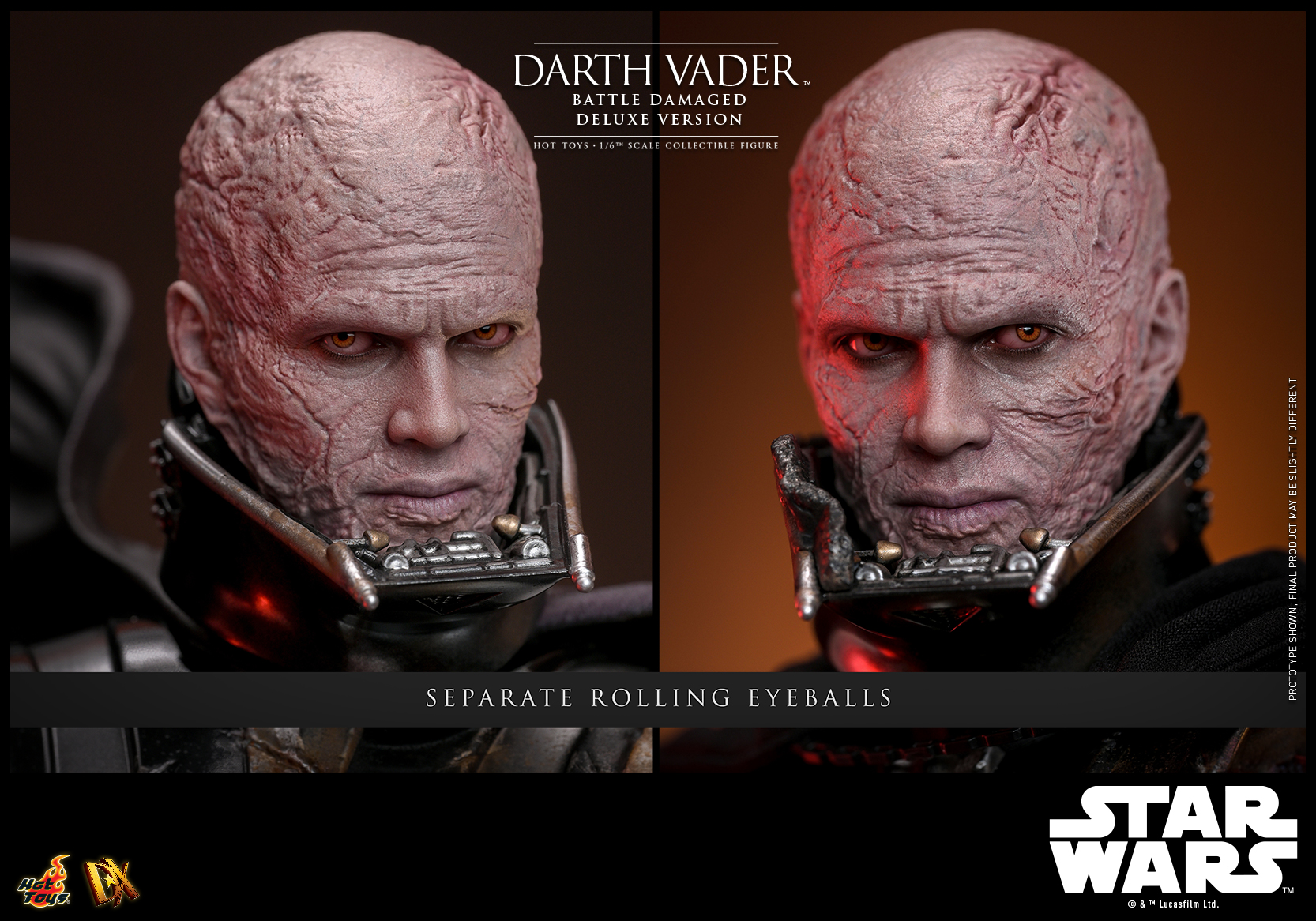 Hot Toys DX45B Star Wars - Darth Vader (Battle Damaged) (Deluxe Version) (Special Edition)