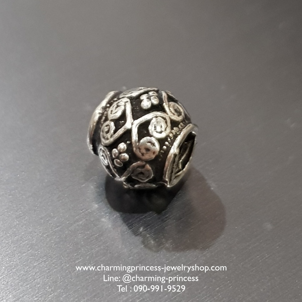 ตัวคั่นดอกไม้สไตล์แพนดอร่า Small Filigree Pandora Inspired 925 Sterling Silver