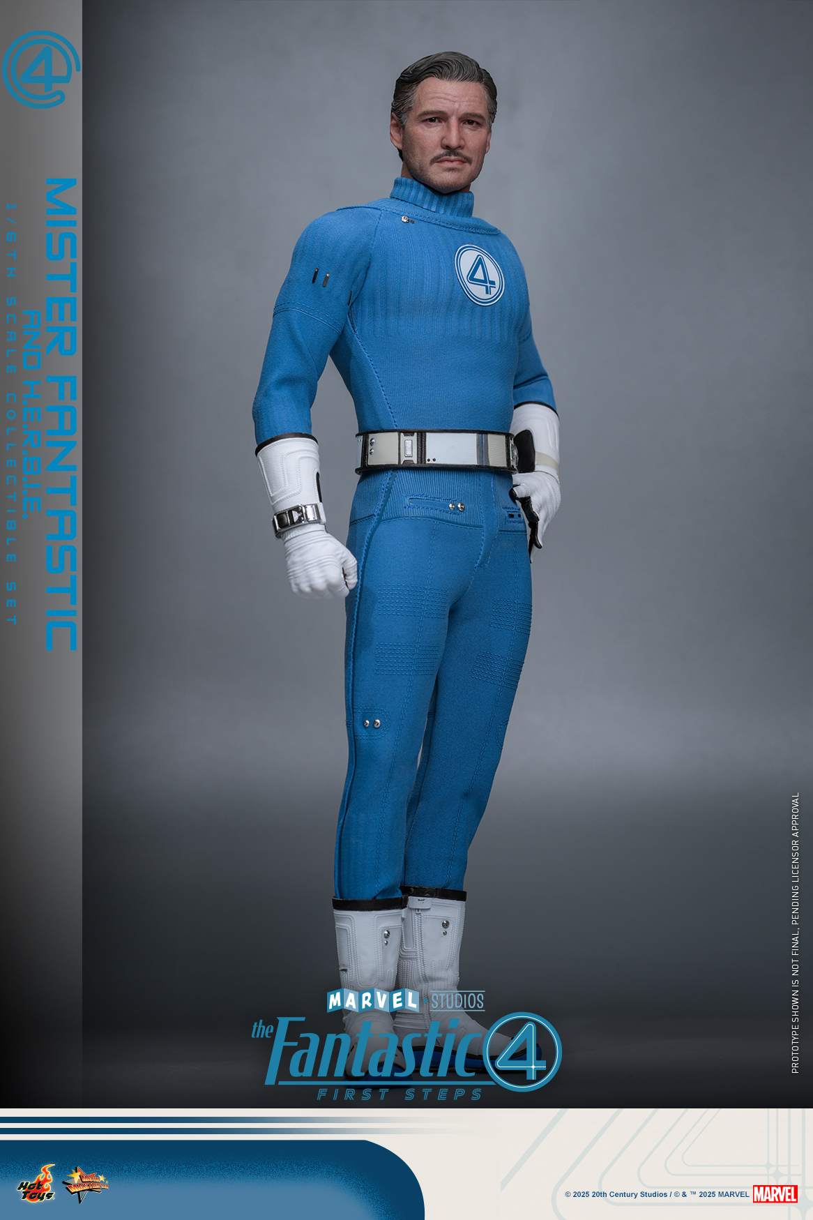 Hot Toys MMS822 The Fantastic Four: First Steps - Mister Fantastic and H.E.R.B.I.E.