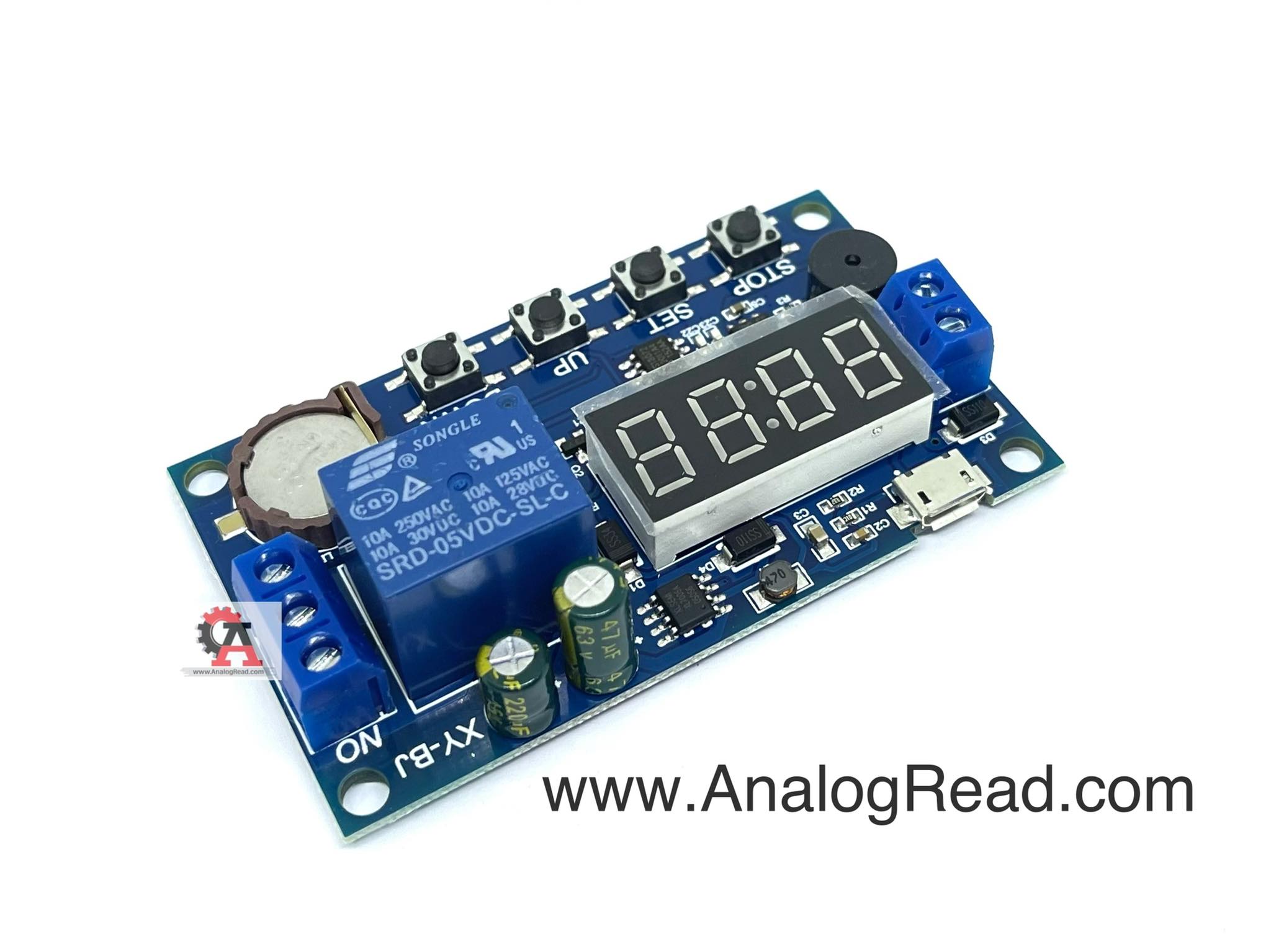 Real time Relay timing and clock