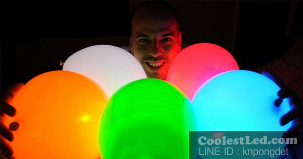 ลูกโป่ง LED มีไฟกระพริบ