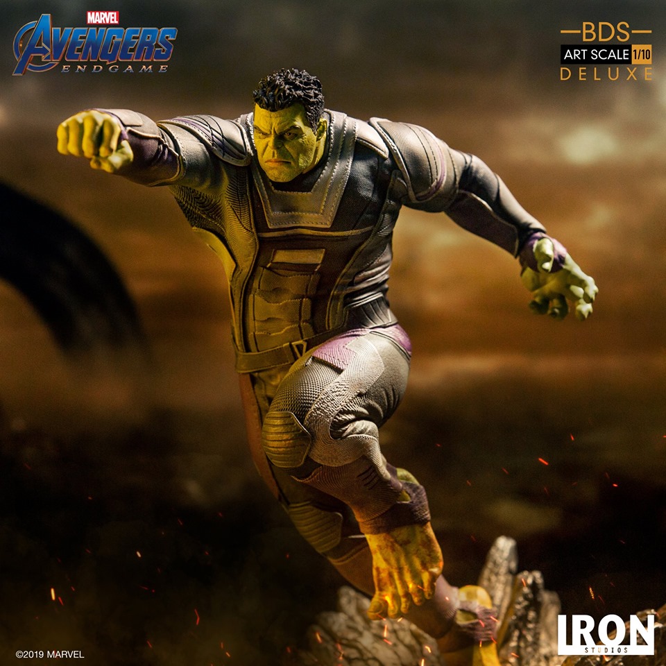 Iron Studios Deluxe BDS Art Scale 1/10 Avengers: Endgame - Hulk (แกะเช็คลงกล่องไม่โชว์)