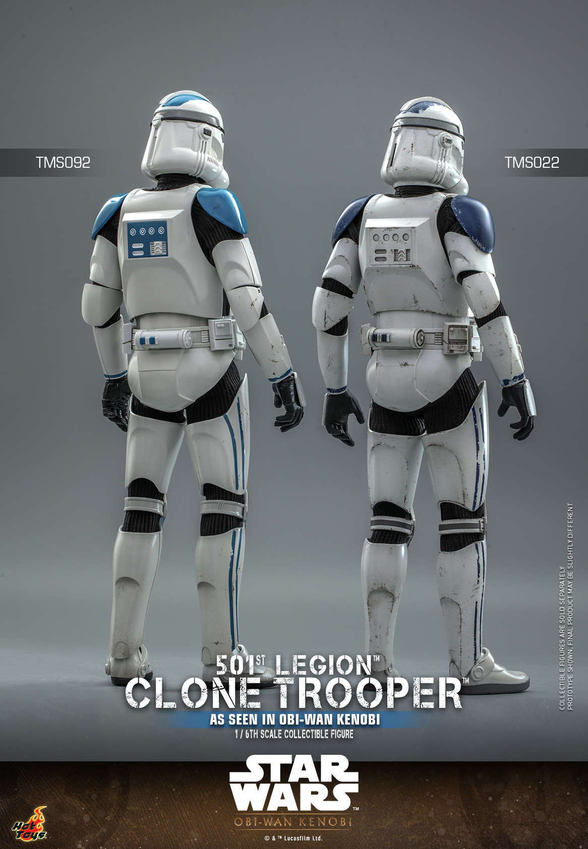 Hot Toys TMS092 1/6 Star Wars: The Clone Wars™ - 501st Legion™ Clone Trooper™