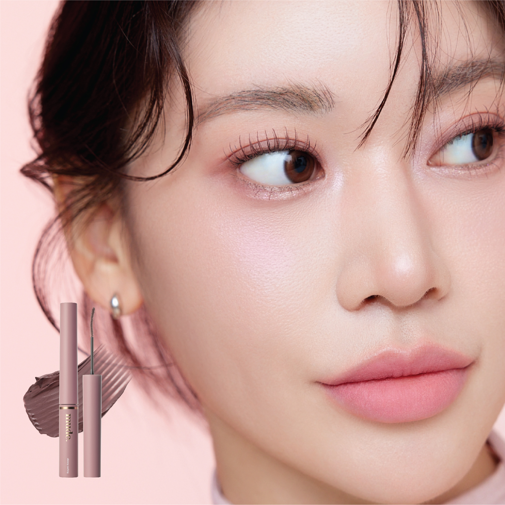 MUDE INSPIRE SKINNY CURLING MASCARA 3 G. (มาสคาร่า หัวแปรงเล็ก)