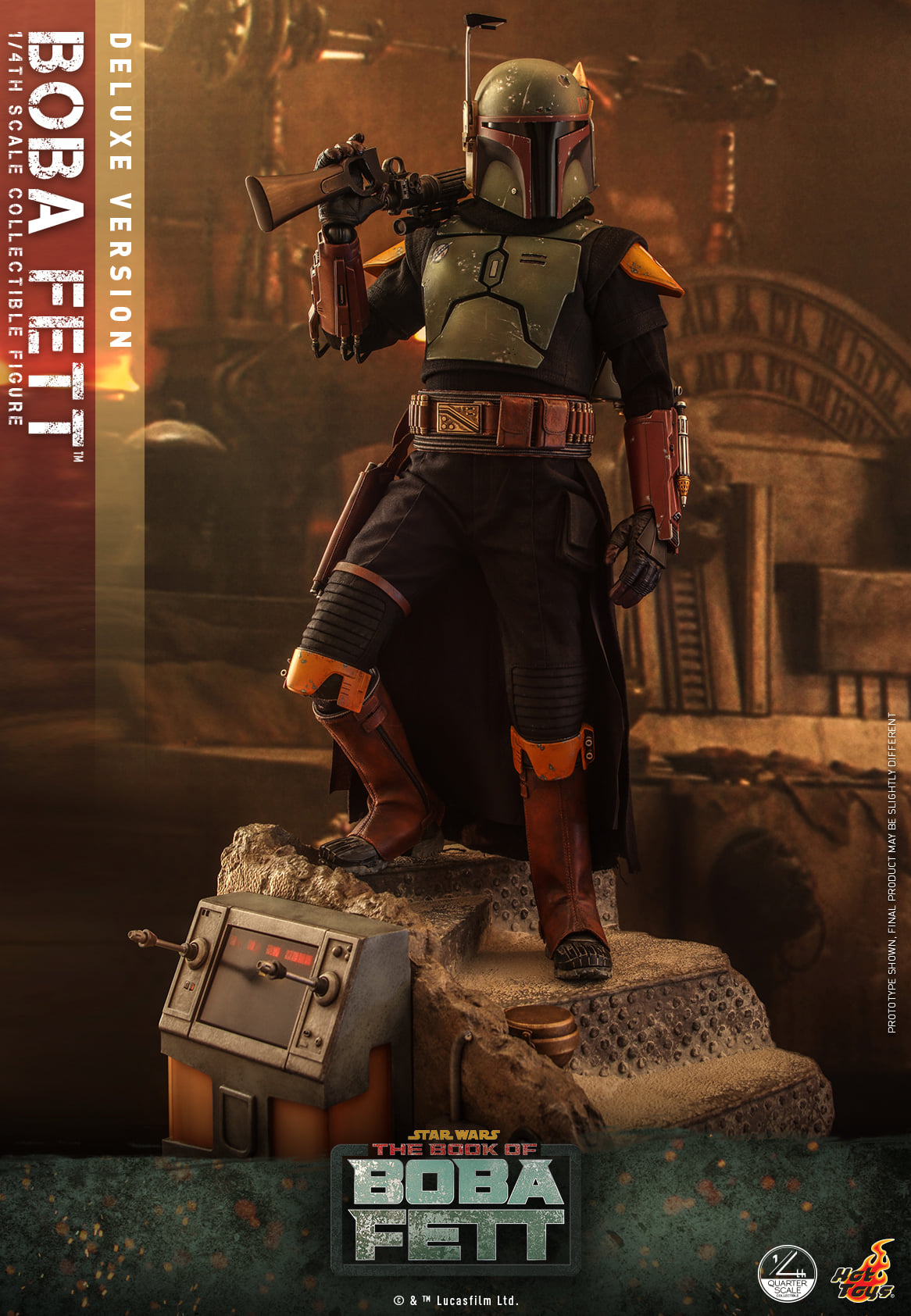 Hot Toys QS023 1/4 Star Wars: The Book Of Boba Fett - Boba Fett™ (Deluxe Version)