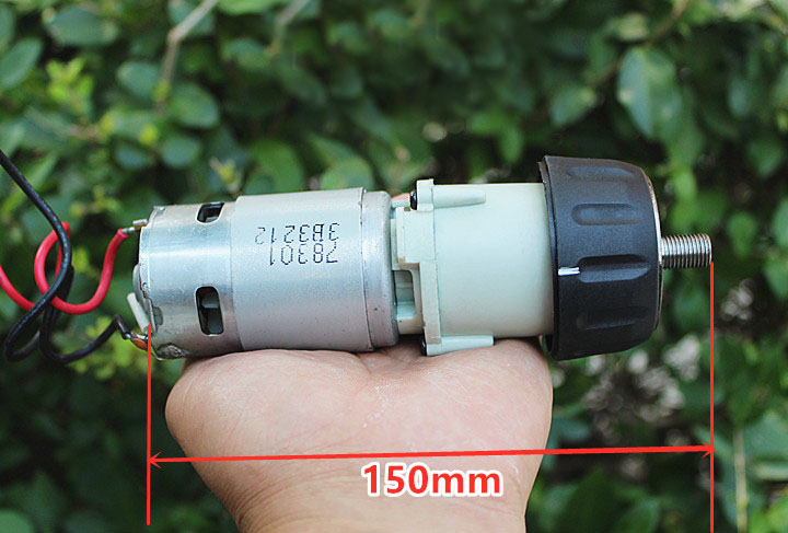 MO14 ชุดมอเตอร์+เกียร์+หัวจับสว่าน มือสอง 95 % แรงบิดสูงๆ