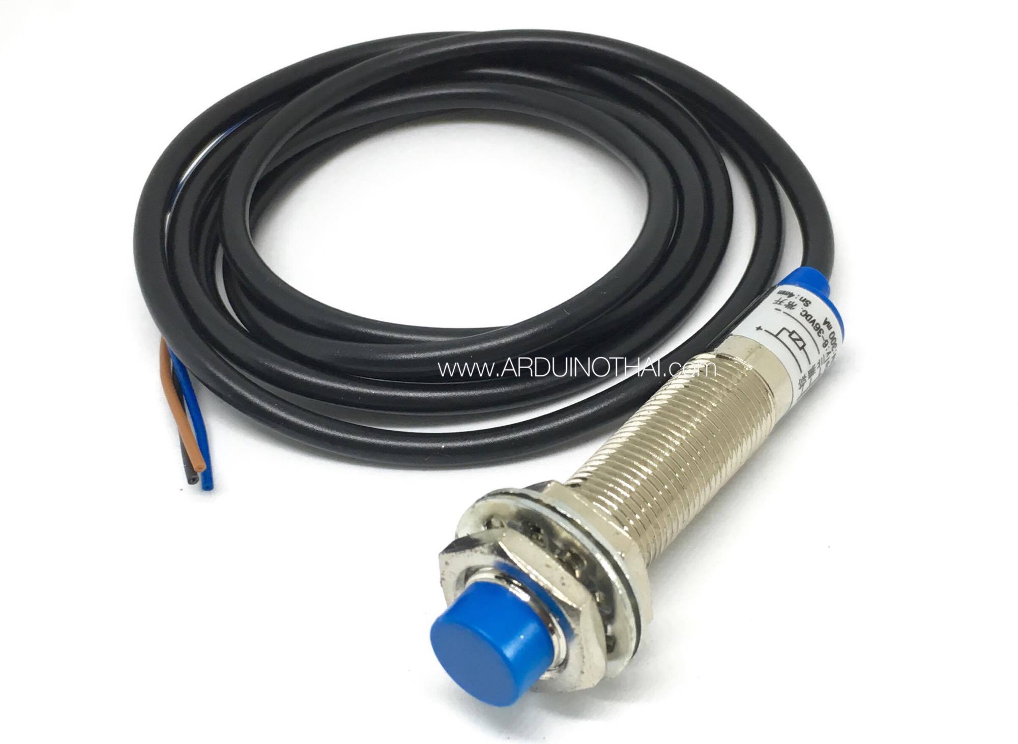 เซนเซอร์ตรวจจับโลหะ ขนาดเซนเซอร์ 12 mm. Proximity switch sensor LJ12A3-4-Z/BX สต็อกไทยส่งไว