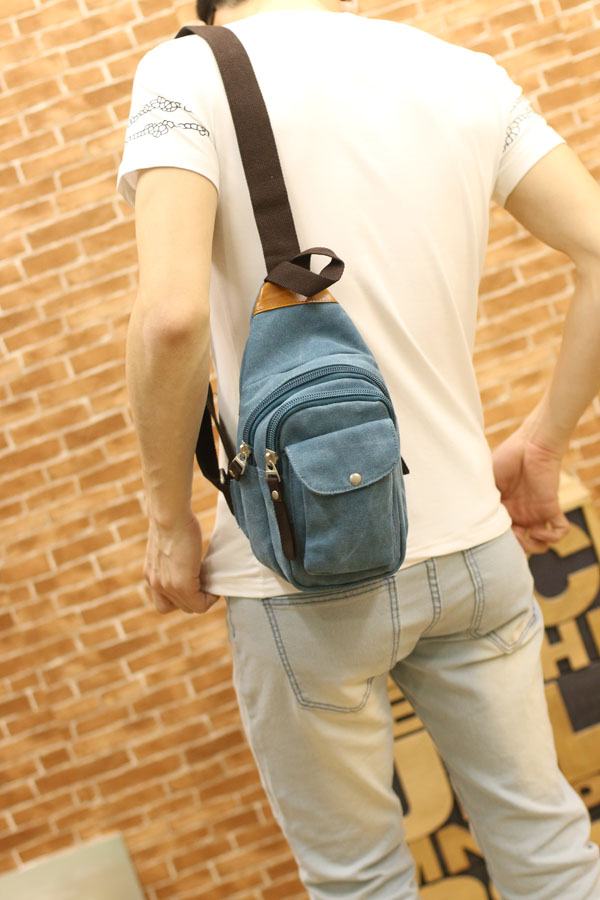 พร้อมส่งกระเป๋าผู้ชายคาดไหล่แฟขั่นเกาหลี