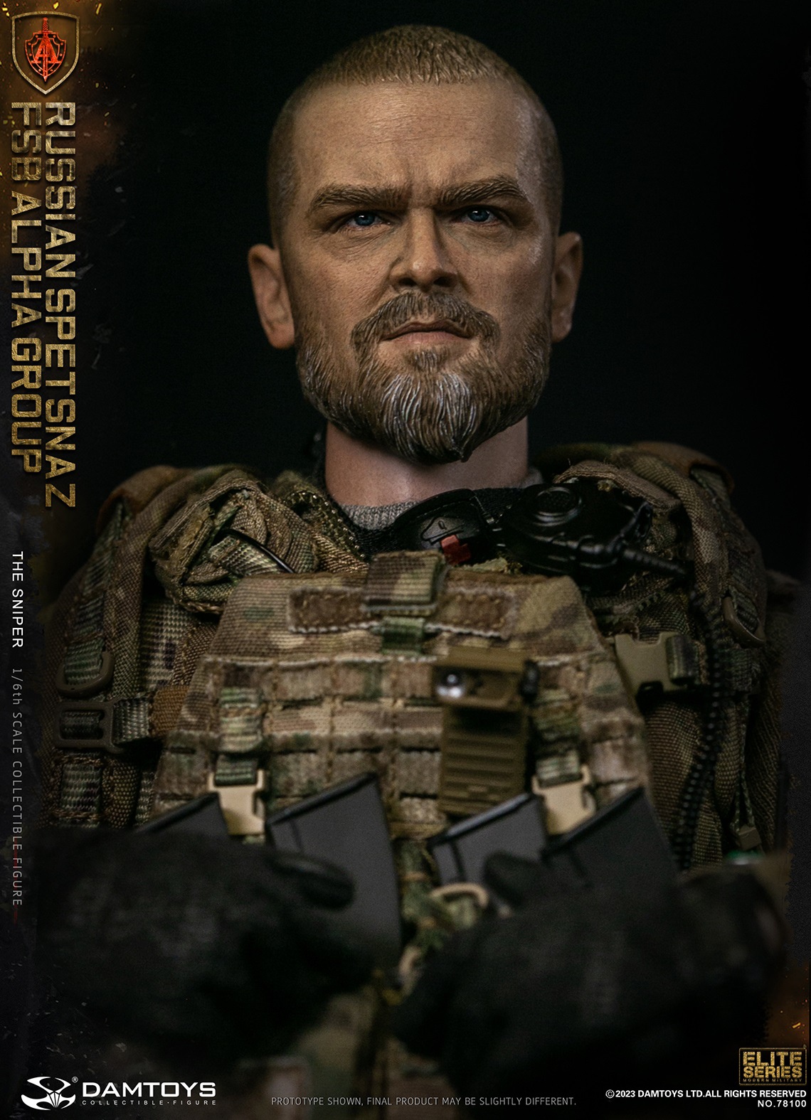 DAMTOYS 78100 1/6 RUSSIAN SPETSNAZ FSB ALPHA GROUP - THE SNIPER