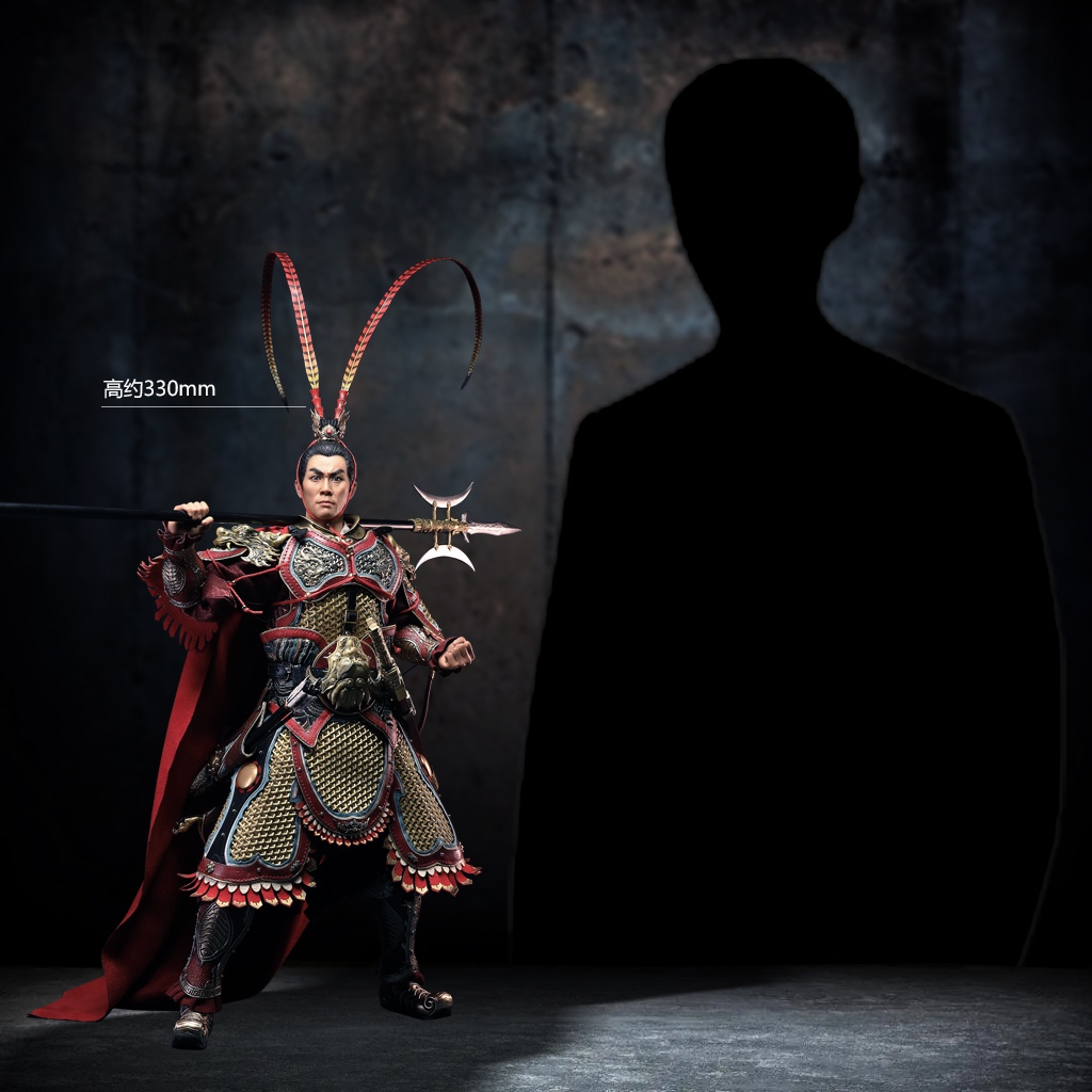 303TOYS MP032 + MP035 1/6 THREE KINGDOMS - LV BU, FENGXIAN (EXClUSIVE COPPER VERSION) + RED RABBIT (EXCLUSIVE VERSION) ( FULL SET )