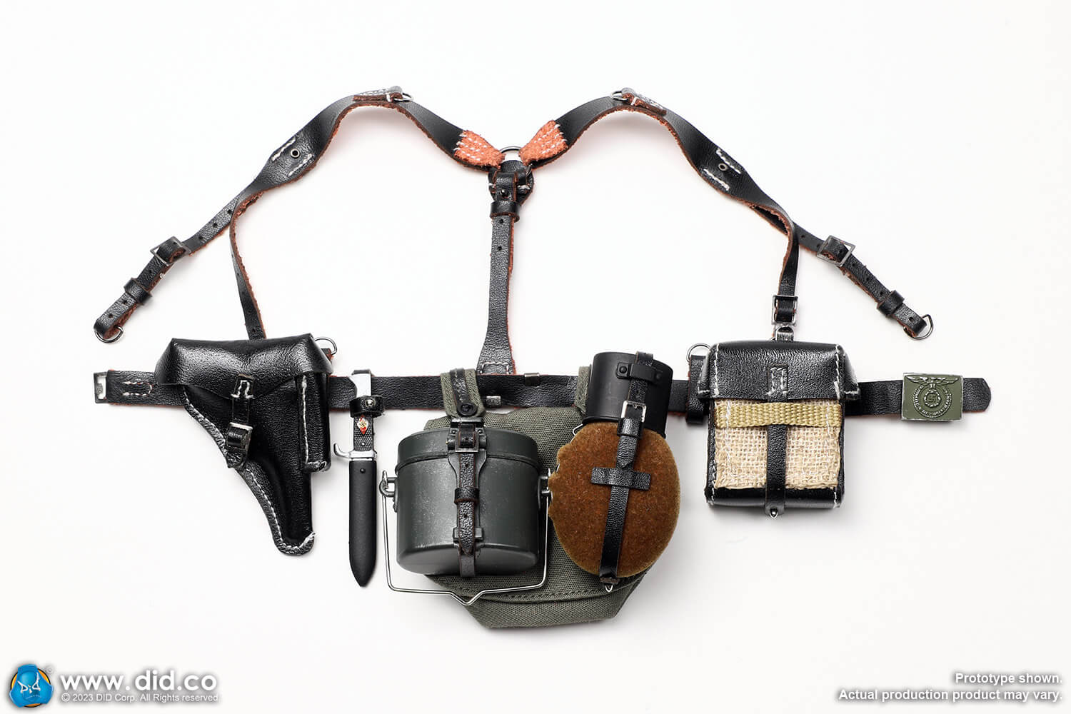 DID D80169 1/6 WWII German 12th SS Panzer Division MG42 Gunner – Otto