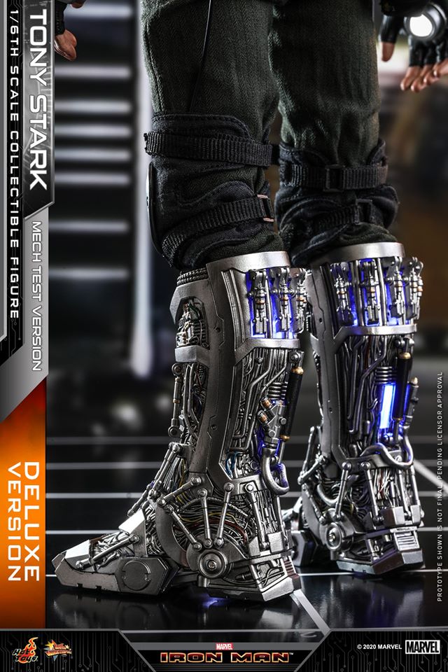 Hot Toys MMS582B 1/6 Iron Man - Tony Stark (Mech Test Version) (Deluxe Version) (Special Edition Bonus)