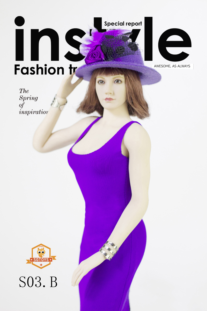 SGTOYS S03B ,C ,D ,E Sexy Ladies Long Skirt Set