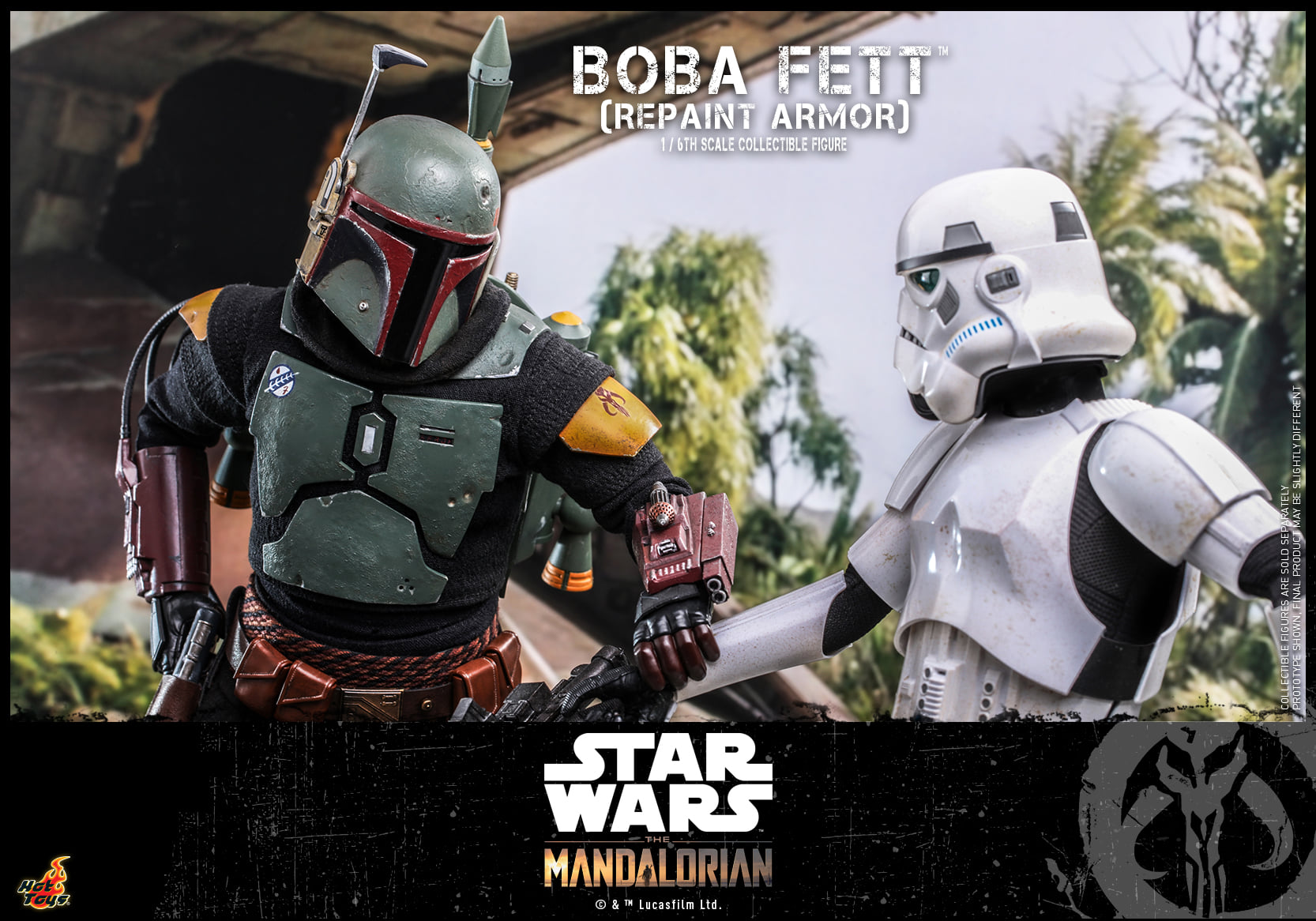 Hot Toys TMS055B 1/6 Star Wars: The Mandalorian™ - Boba Fett (Repaint Armor) (Special Edition)