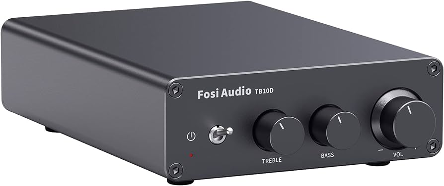 Fosi Audio TB10D Power Amplifier ClassD 2 Channel ชิป TI TPA3255 ปรับ Bass Treble ได้ ประกันศูนย์ไทย