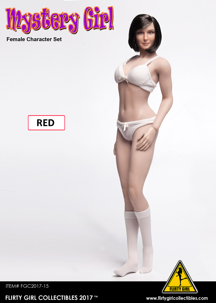 FLIRTY GIRL COLLECTIBLES FGC2017-13-15 "MYSTERY GIRL" Female Character