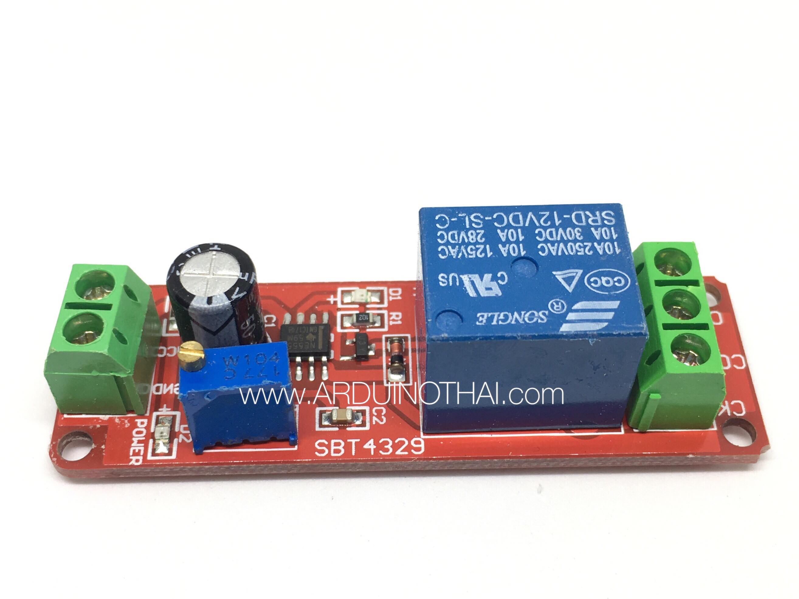 NE555 Relay/Delay Module 12V