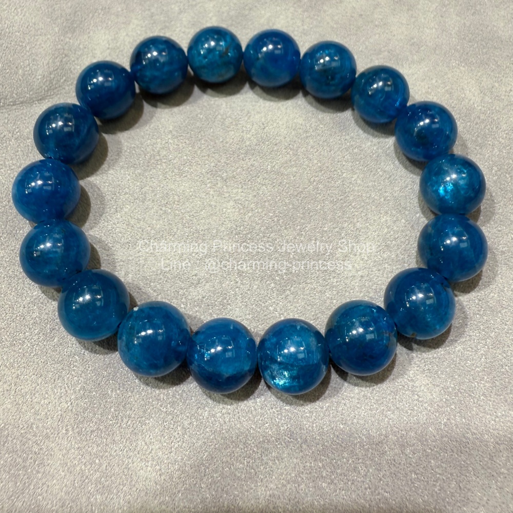 Apatite อพาไทท์ 10 มม AAA ปรับอารมณ์ และมองโลกในแง่ดี