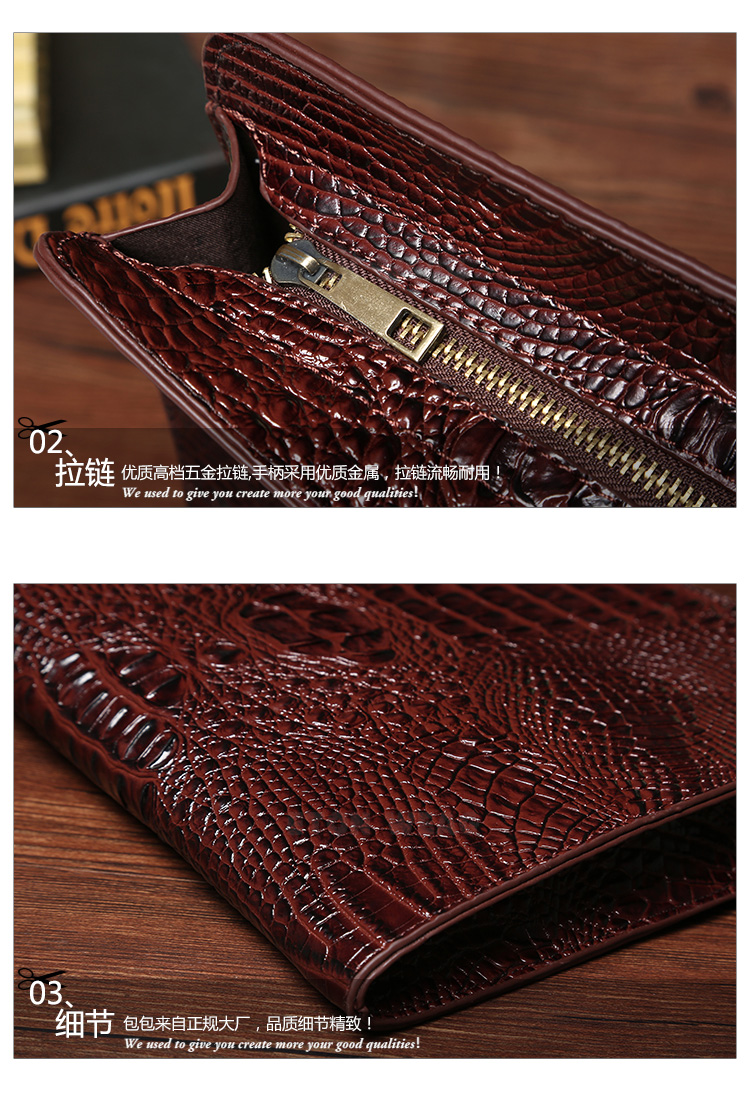 พร้อมส่ง กระเป๋าคลัทซ์ผู้ชายหนัง Pu ใส่ Ipad และ Tab ขนาด 8 นิ้ว