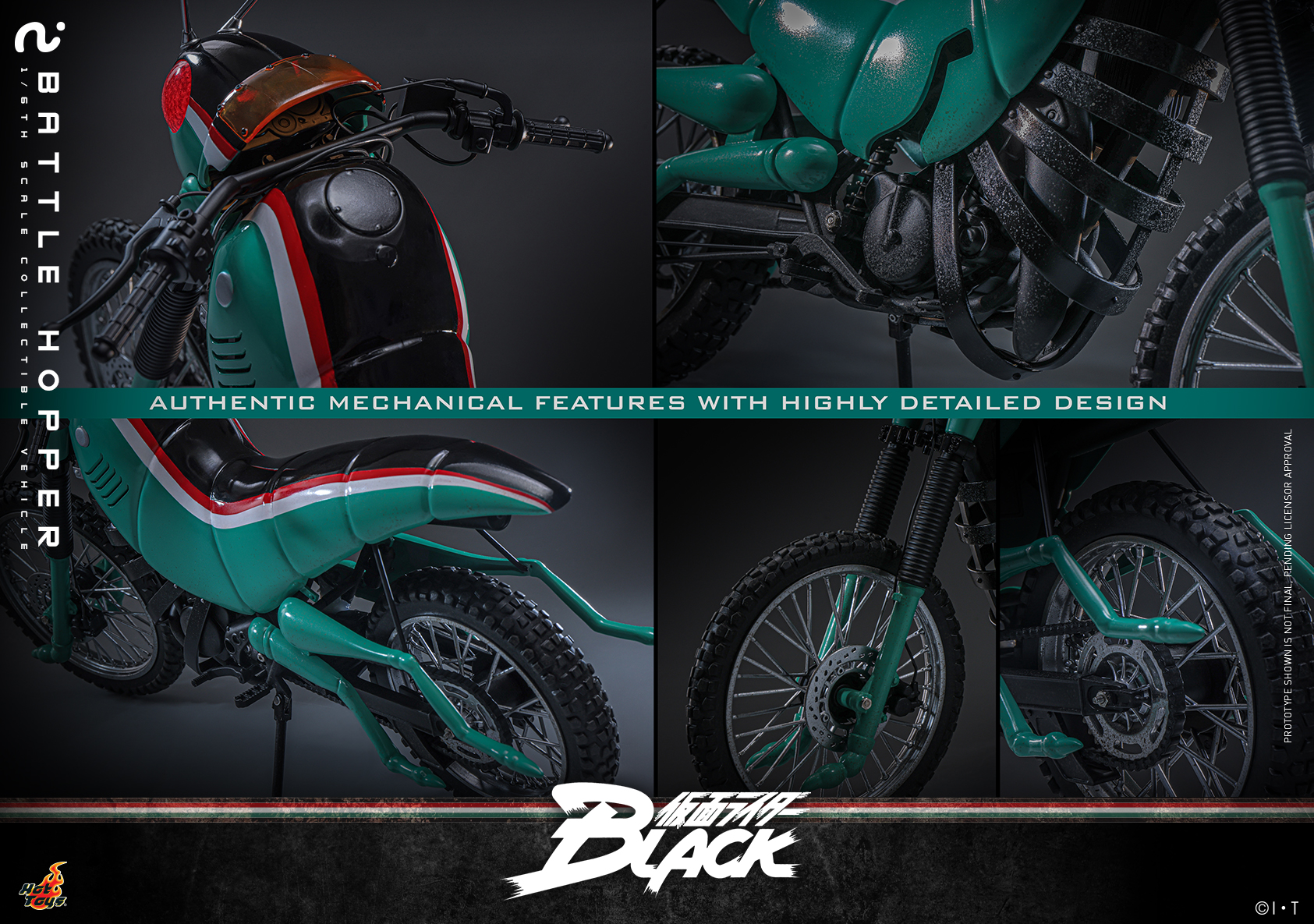 Hot Toys TMS161 Kamen Rider Black - Battle Hopper